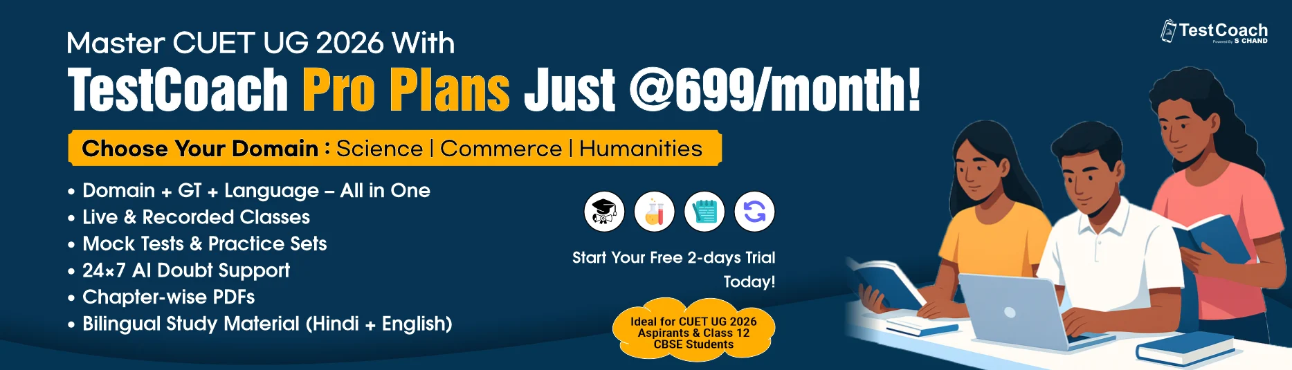 CUET UG Course @ 699