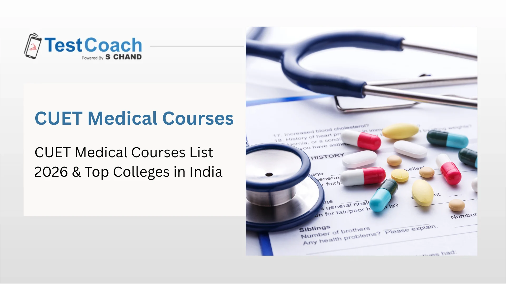 CUET Medical Courses List 2026 & Top Colleges in India