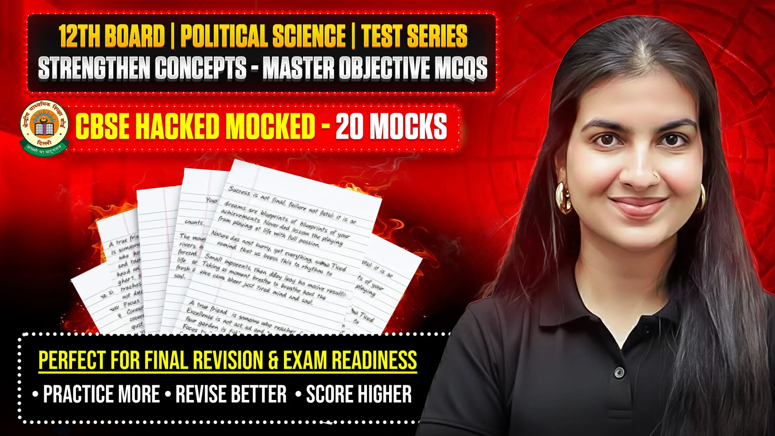 12th Board Political Science Test Series